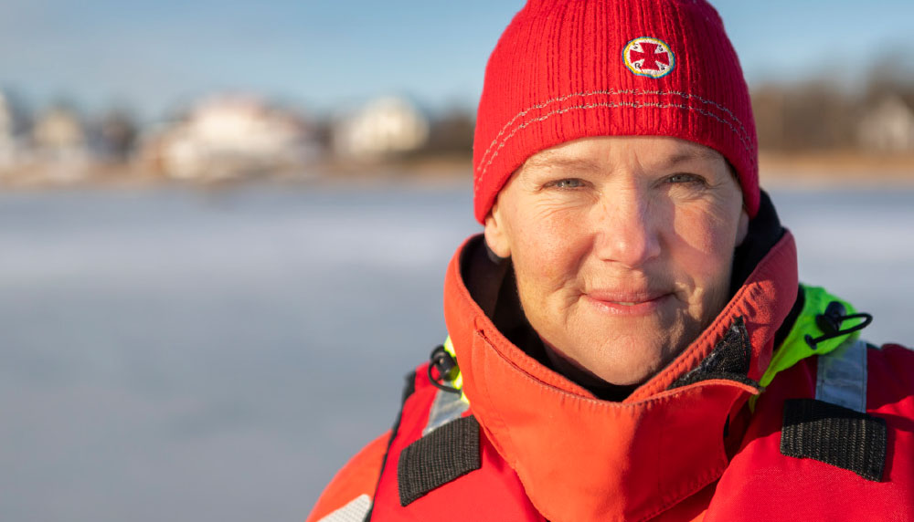 Profilbild på Camilla Larsson som är ansvarig för insamling