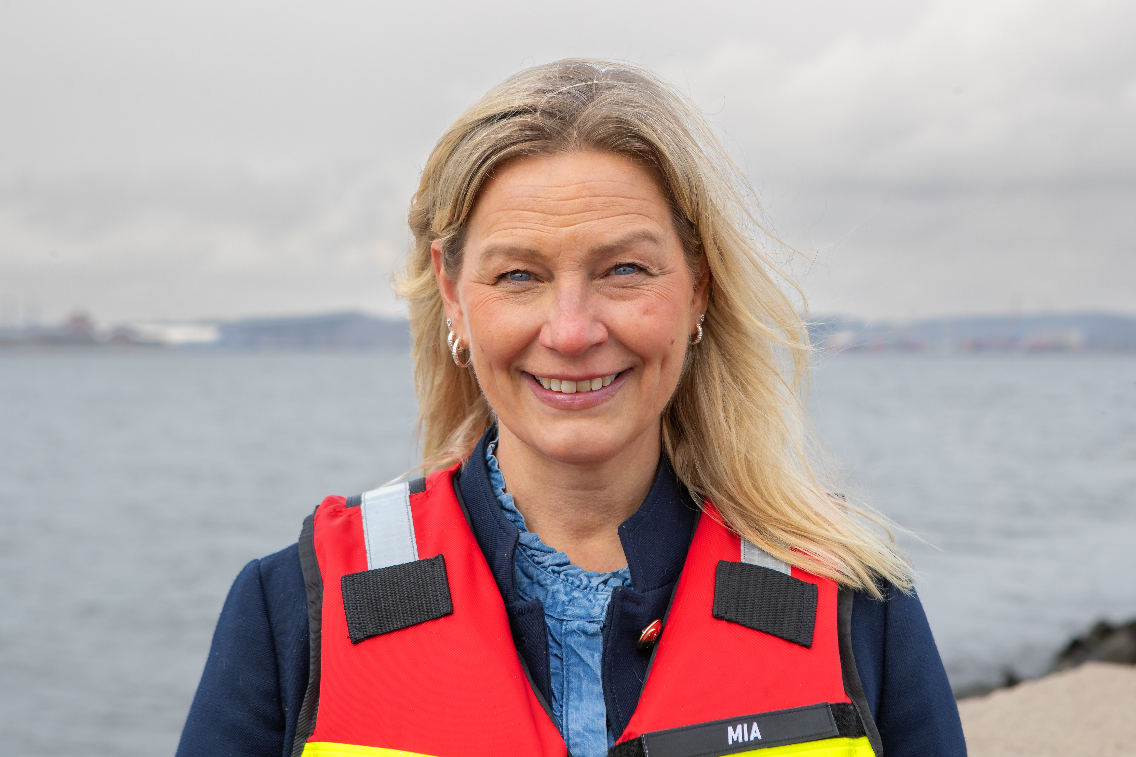 Mia Roos medarbetare på Sjöräddningssällskapet