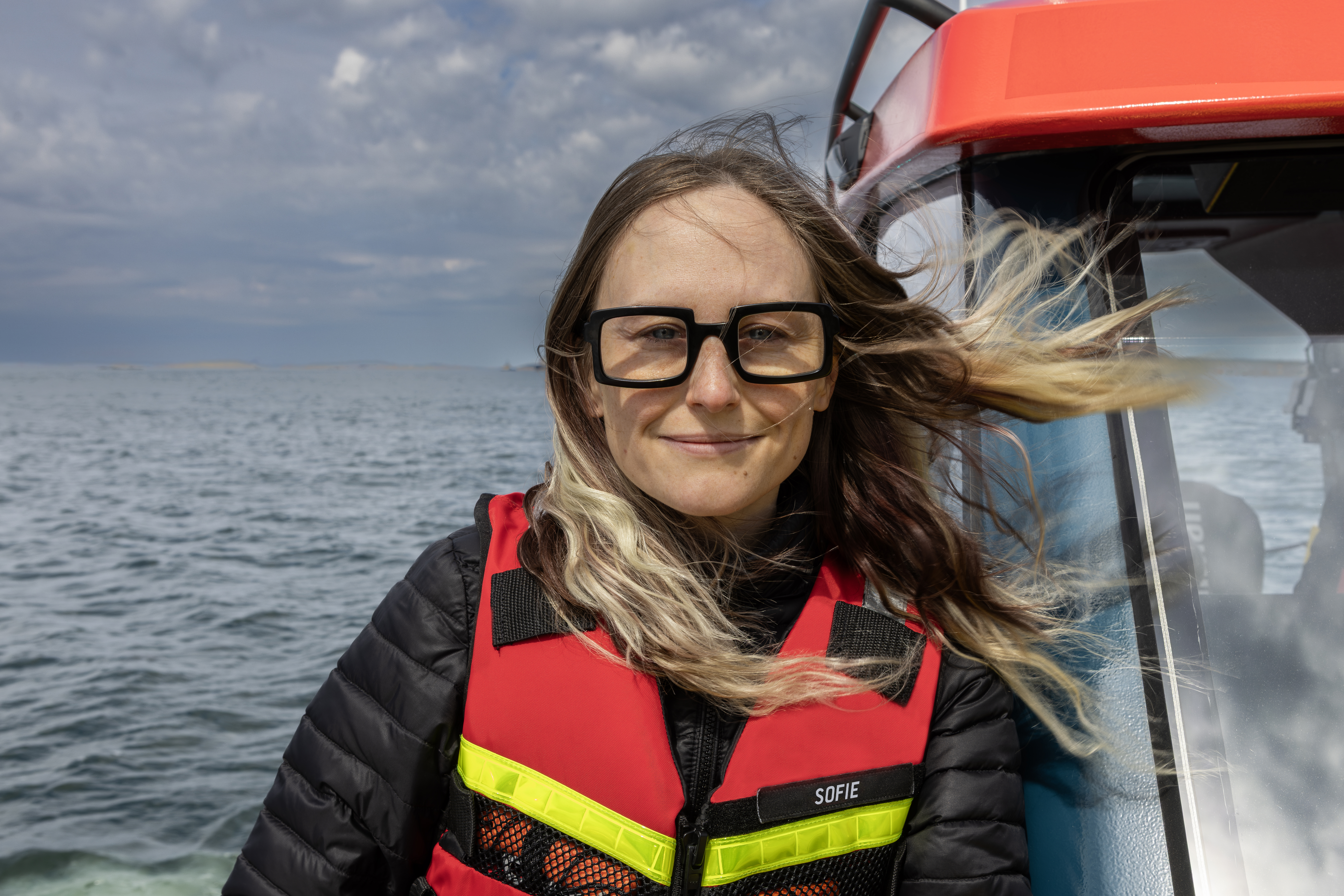 Profilbild på Sofie Henriksson, kommunikatör på Sjöräddningssällskapet
