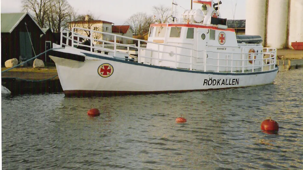 Äldre sjöräddningsbåten Rödkallen
