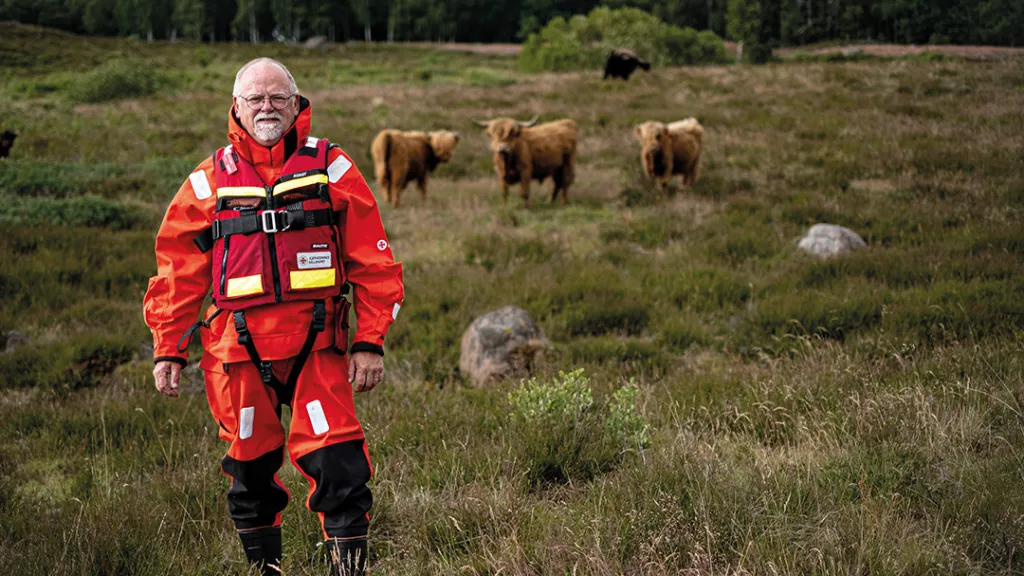 Frivilliga sjöräddaren Ronny Fengved från RS Torekov