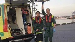 Ambulanspersonal arkösund