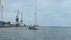 Bogsering av segelbåt