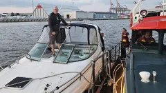 RS Gävle hjälper medlem med bogsering under förebyggande utryckning