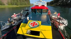 Rescue Tjustbanken är ute på medlemsuppdrag