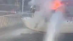 Båtbrand