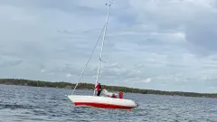Segelbåt på havet