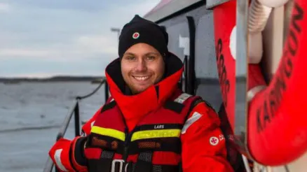 Profilbild på Lars Samuelsson som är Sjöräddningssällskapets maritima ledare