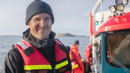 Profilbild på Magnus Edgren som jobbar som webbredaktör på Sjöräddningssällskapet