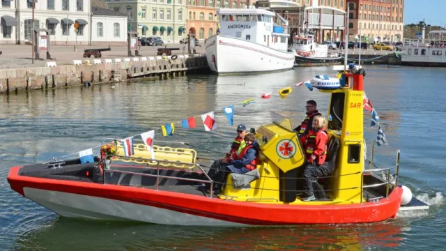 Rescue Sonja Margith under namngivningscermonin Foto: RS Kalmar