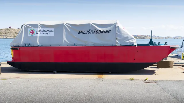 Ett miljöräddningssläp i profil