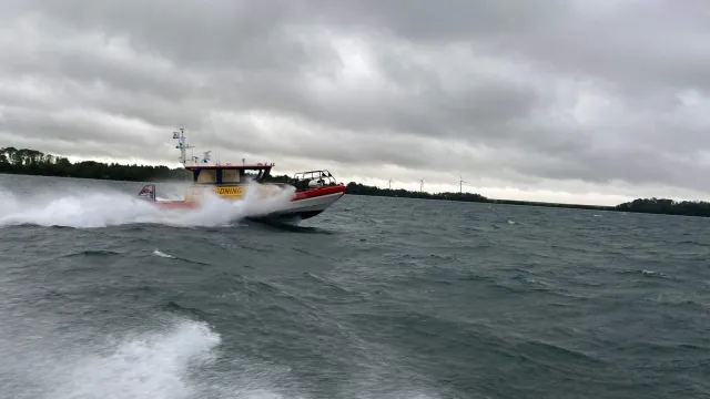 Sjöräddningsbåt från RS Vadstena Motala