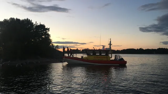 RS Stockholms räddningsbåt Rescue Rebecka af Odd Fellow