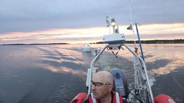 RS Kristinehamn är ute på uppdrag med Rescue Stina Sore
