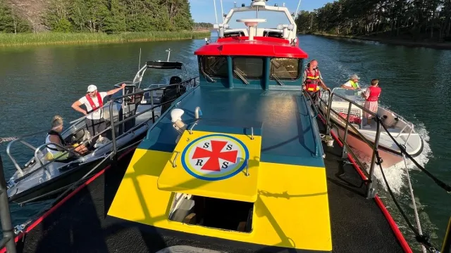Rescue Tjustbanken är ute på medlemsuppdrag