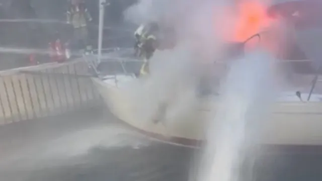 Båtbrand