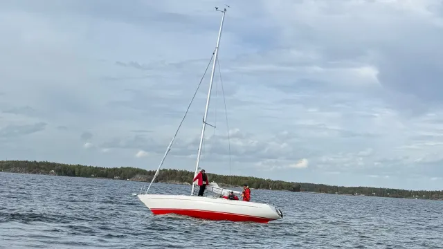 Segelbåt på havet