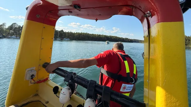 Rescue Ivan Holmberg ute på medlemsuppdrag